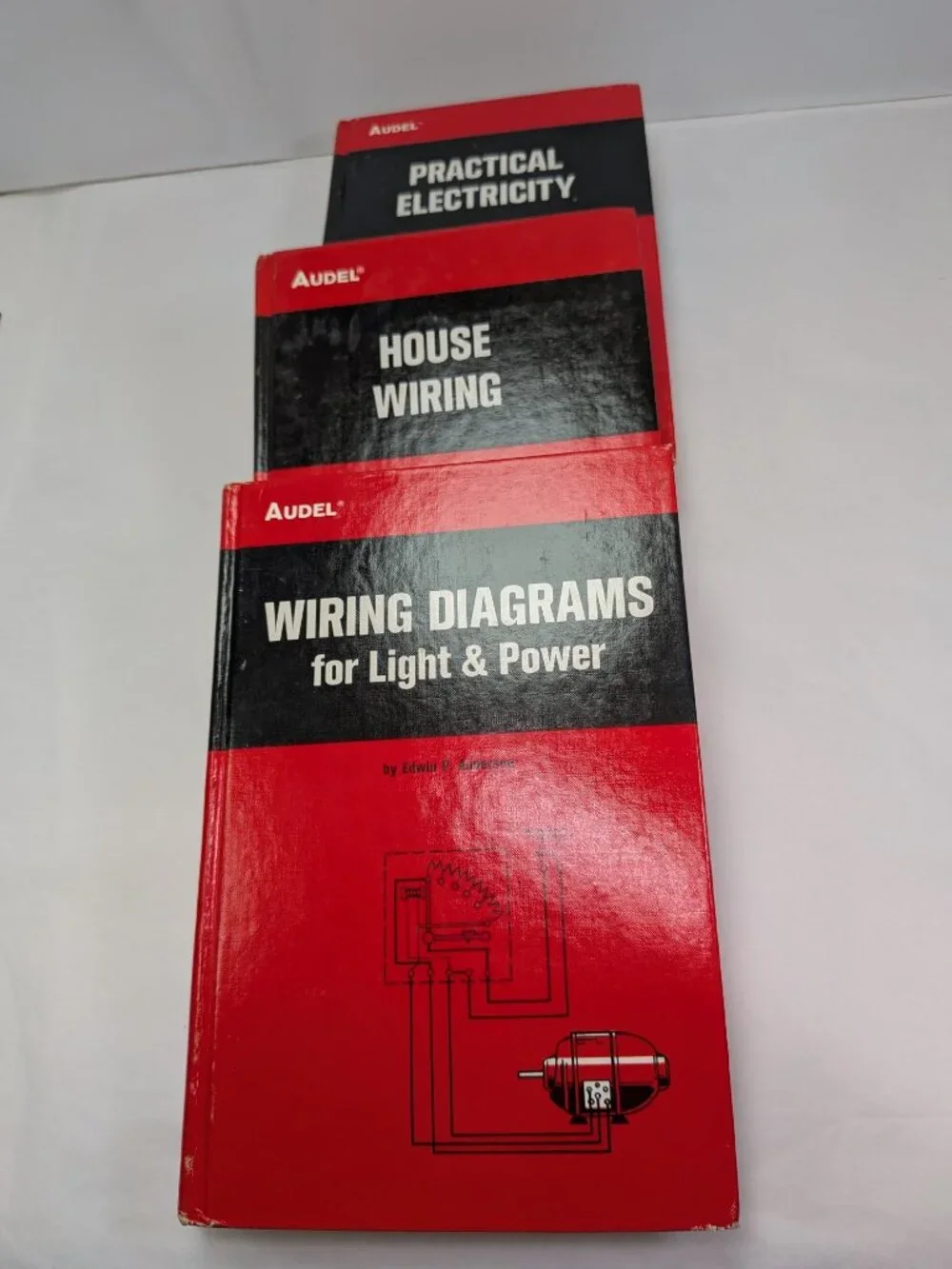 VTG 1975 Audel House Wiring Practical Electricity Diagrams Book Set 3 Vol